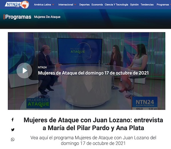 Mujeres de Ataque con Juan Lozano: entrevista a María del Pilar Pardo y Ana Plata